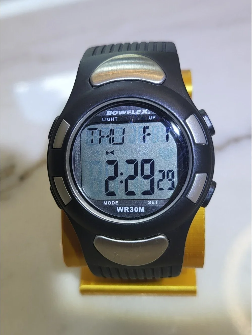 Men’s Bowflex Digital Watch Working 42mm New Battery EUC 8.25